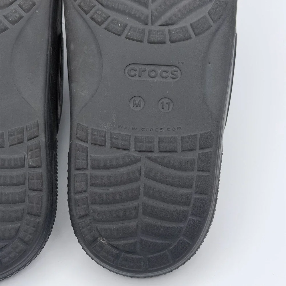 Crocs Classic Sandal Bleach Tie Dye Black Pink Men Size 11 Slides Shoes 207310